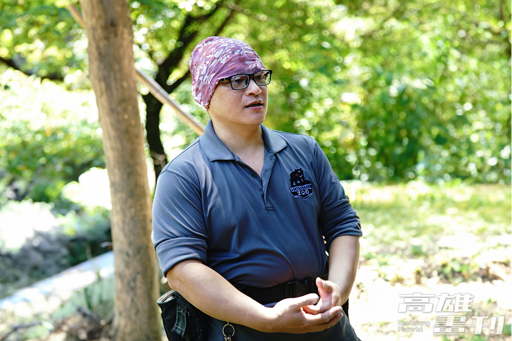陳廣鴻是位有耐心的動物爸爸,長時間投入慢慢接觸了解動物孩子們的個性。(攝影/曾信耀) 陳廣鴻是位有耐心的動物爸爸,長時間投入慢慢接觸了解動物孩子們的個性。(攝影/曾信耀)