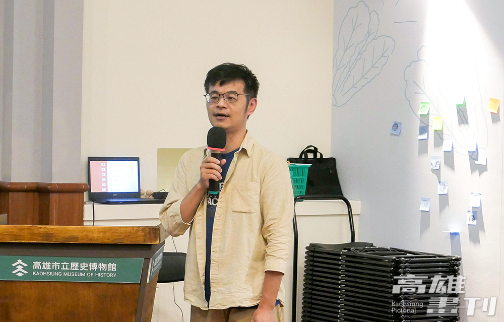 既晴近年與高雄文學館合作「解謎相談室」系列互動式讀書會，經常回到離開多年的家鄉，對高雄的變化深有感觸。(攝影/Naru)