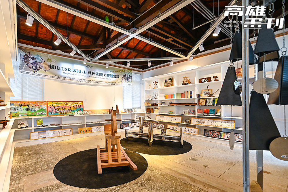 101-A建置橫山品牌展示館以提供跨界合作平台。(攝影/Carter)