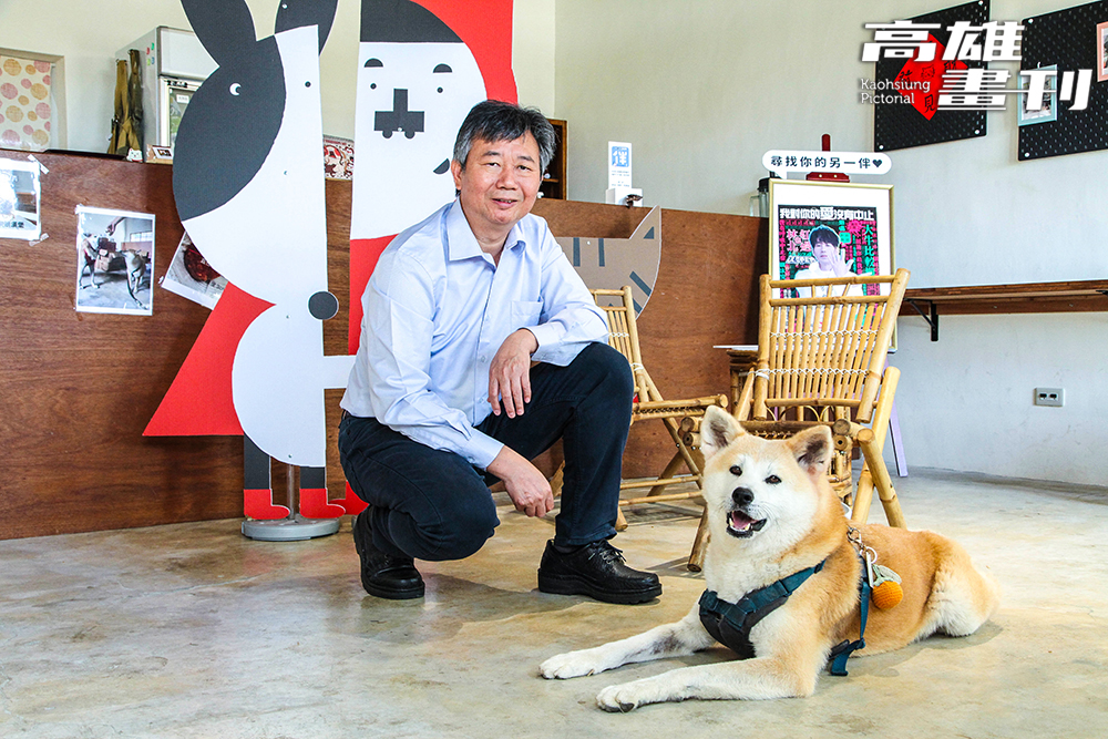動保處葉坤松處長表示「伴bàn」品牌的誕生，是希望透過跨界合作方式與民眾深度溝通動保觀念。(攝影/李瑰嫻)