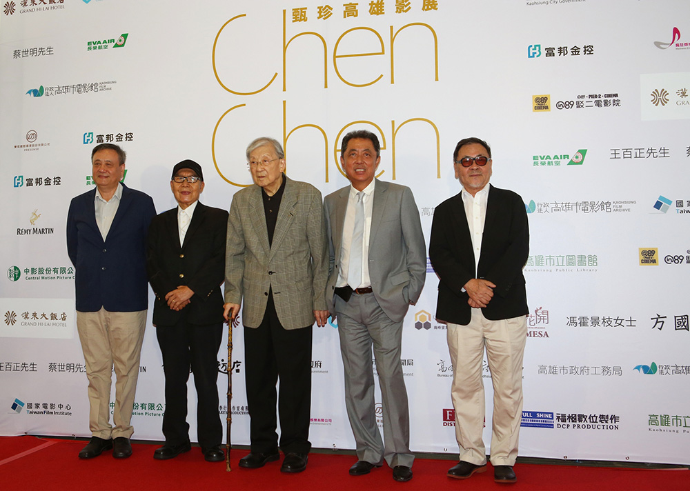 (左起)李崗、郭南宏、李行、朱延平、王童都是群星會活動的來賓。 (左起)李崗、郭南宏、李行、朱延平、王童都是群星會活動的來賓。