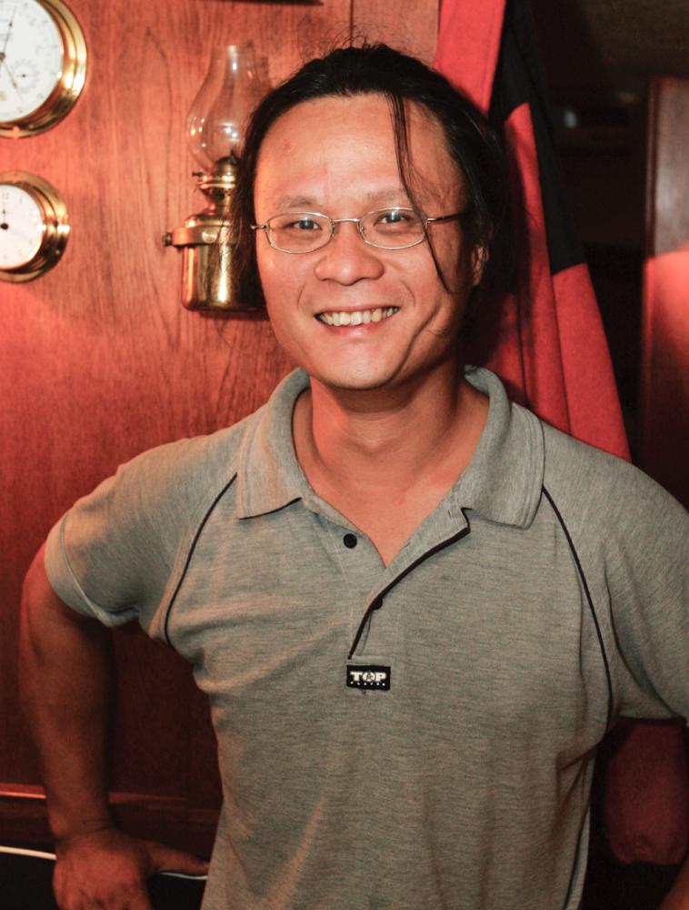 台灣首位獨駕單桅帆船橫渡太平洋的高智亮