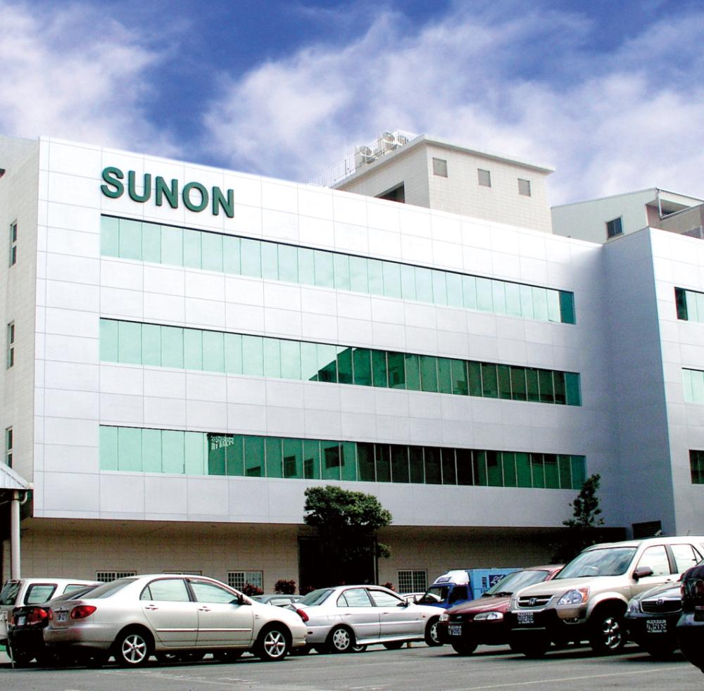 建準電機的品牌SUNON·早在60~70年代洪根就有創建品牌的觀念。
