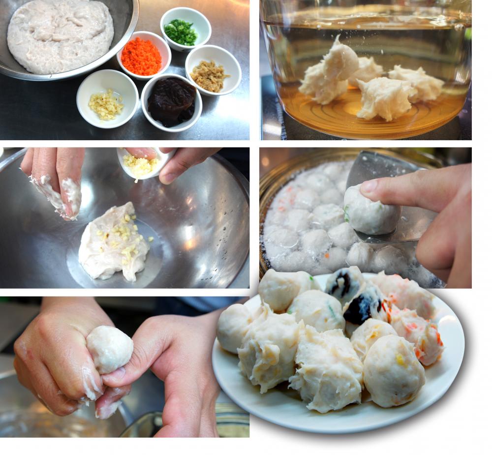 捏魚丸,好吃又好玩。 捏魚丸,好吃又好玩。