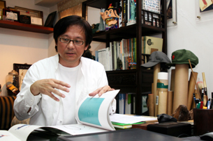 林宏澤認為設計要根據不同的課題,給出清晰易懂的答案。(圖/黃昱貴攝) 林宏澤認為設計要根據不同的課題,給出清晰易懂的答案。(圖/黃昱貴攝)