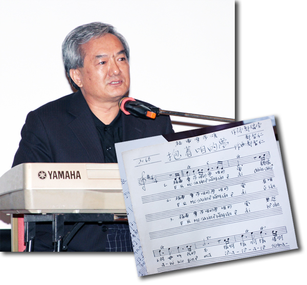 以母語創作台灣歌謠的鄭智仁醫師。(圖/鄭智仁提供) 以母語創作台灣歌謠的鄭智仁醫師。(圖/鄭智仁提供)