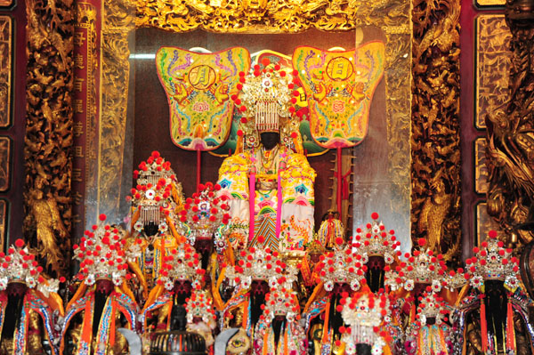 金鑾宮的軟身媽祖金身是少見的珍貴歷史文物。(圖/鮑忠暉 攝) 金鑾宮的軟身媽祖金身是少見的珍貴歷史文物。(圖/鮑忠暉 攝)