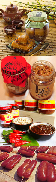 與高雄在地文化深刻連結的精品好物。(圖/太平洋食品廠、富閎客家菜、志斌食品、高雄市政府觀光局 提供) 與高雄在地文化深刻連結的精品好物。(圖/太平洋食品廠、富閎客家菜、志斌食品、高雄市政府觀光局 提供)