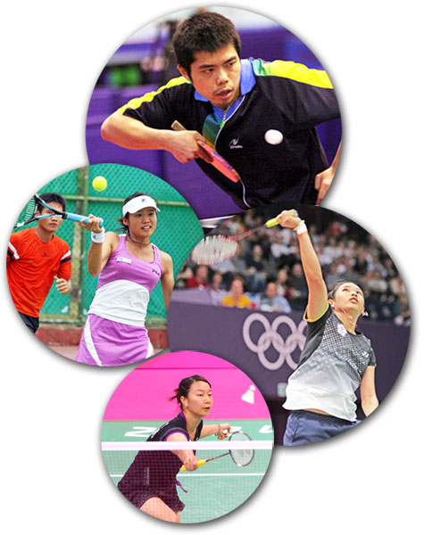 參加2012倫敦奧運的莊智淵、莊佳容、簡毓瑾、戴資穎等運動好手,都寫下個人優異成績。(圖/陳俊合 提供) 參加2012倫敦奧運的莊智淵、莊佳容、簡毓瑾、戴資穎等運動好手,都寫下個人優異成績。(圖/陳俊合 提供)
