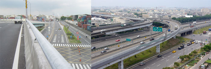 高雄市政府努力改善多年,國道一號末端的車流更順暢。(圖∕高雄市政府工務局 提供‧圖∕張簡英豪 攝) 高雄市政府努力改善多年,國道一號末端的車流更順暢。(圖∕高雄市政府工務局 提供‧圖∕張簡英豪 攝)