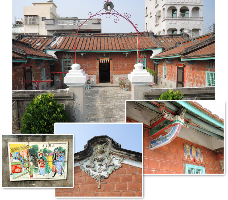 楊家祖厝保存完善可看見許多華麗的瓷磚裝飾。(圖∕徐世雄 攝) 楊家祖厝保存完善可看見許多華麗的瓷磚裝飾。(圖∕徐世雄 攝)