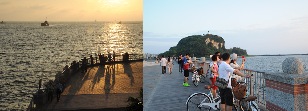 到西子灣賞海景與夕陽是高雄人的共同記憶。(圖∕台灣采奕傳播科技公司 攝) 到西子灣賞海景與夕陽是高雄人的共同記憶。(圖∕台灣采奕傳播科技公司 攝)