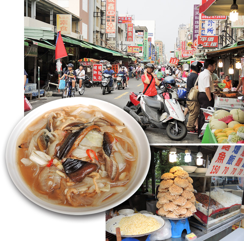 苓雅自強夜市有許多經營數十年的老攤古早味美食。(圖∕徐世雄 攝) 苓雅自強夜市有許多經營數十年的老攤古早味美食。(圖∕徐世雄 攝)
