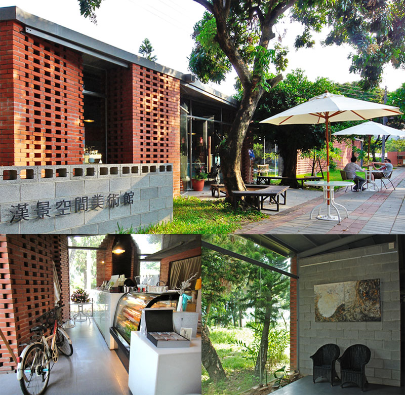 老屋改建的漢景空間美術館富有現代空間感。(圖∕張簡英豪、張筧 攝) 老屋改建的漢景空間美術館富有現代空間感。(圖∕張簡英豪、張筧 攝)