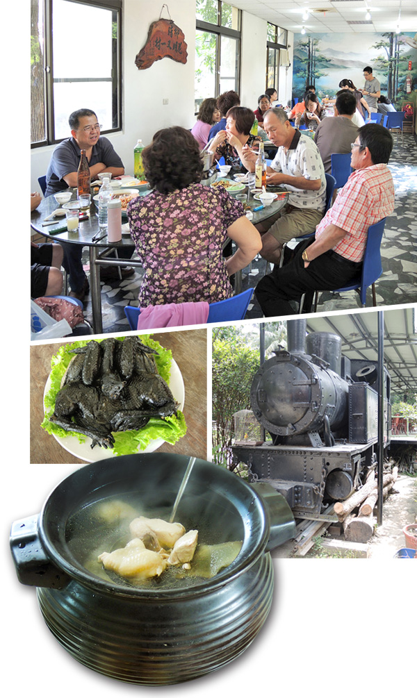 觀音山土雞城美味的土雞料理吸引絡繹不絕的饕客。(圖∕徐世雄 攝) 觀音山土雞城美味的土雞料理吸引絡繹不絕的饕客。(圖∕徐世雄 攝)