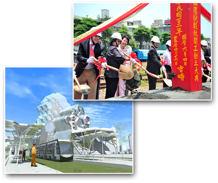 環狀輕軌捷運水岸段將串起「亞洲新灣區」各項重大建設。(圖∕鮑忠暉 攝‧高雄市政府工務局 提供) 環狀輕軌捷運水岸段將串起「亞洲新灣區」各項重大建設。(圖∕鮑忠暉 攝‧高雄市政府工務局 提供)