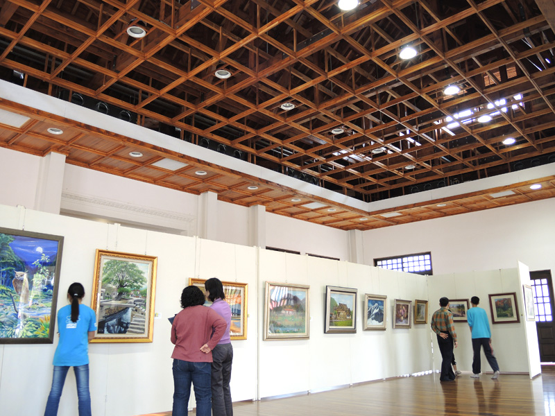 武德殿內部作為藝文展演空間,提供旗山人心靈饗宴。(圖∕徐世雄 攝) 武德殿內部作為藝文展演空間,提供旗山人心靈饗宴。(圖∕徐世雄 攝)