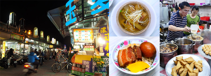 中華夜市有許多古早味美食。(圖∕張筧 攝˙張簡英豪 攝) 中華夜市有許多古早味美食。(圖∕張筧 攝˙張簡英豪 攝)