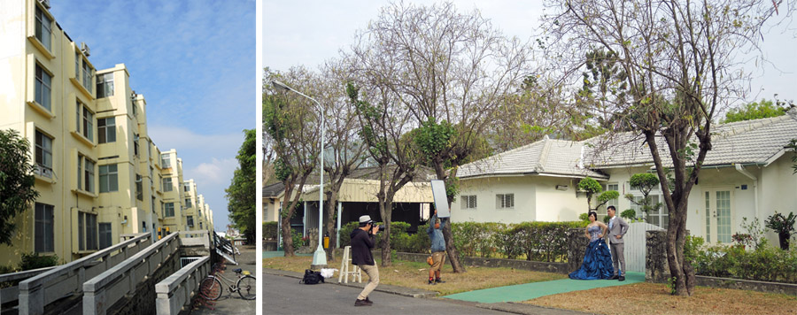 中油宿舍群呈現出不同年代的建築風格。(圖∕張筧 攝˙徐世雄 攝) 中油宿舍群呈現出不同年代的建築風格。(圖∕張筧 攝˙徐世雄 攝)