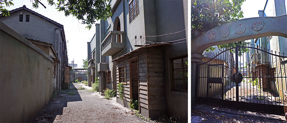 左圖:電視劇《一把青》取景地──岡山醒村。猜猜郭軫和朱青是住哪一棟?(鄭乃華·攝影)右圖:電視劇《一把青》取景地─岡山醒村。戲裡的「南京仁愛東村」。(鄭乃華·攝影) 左圖:電視劇《一把青》取景地──岡山醒村。猜猜郭軫和朱青是住哪一棟?(鄭乃華·攝影)右圖:電視劇《一把青》取景地─岡山醒村。戲裡的「南京仁愛東村」。(鄭乃華·攝影)