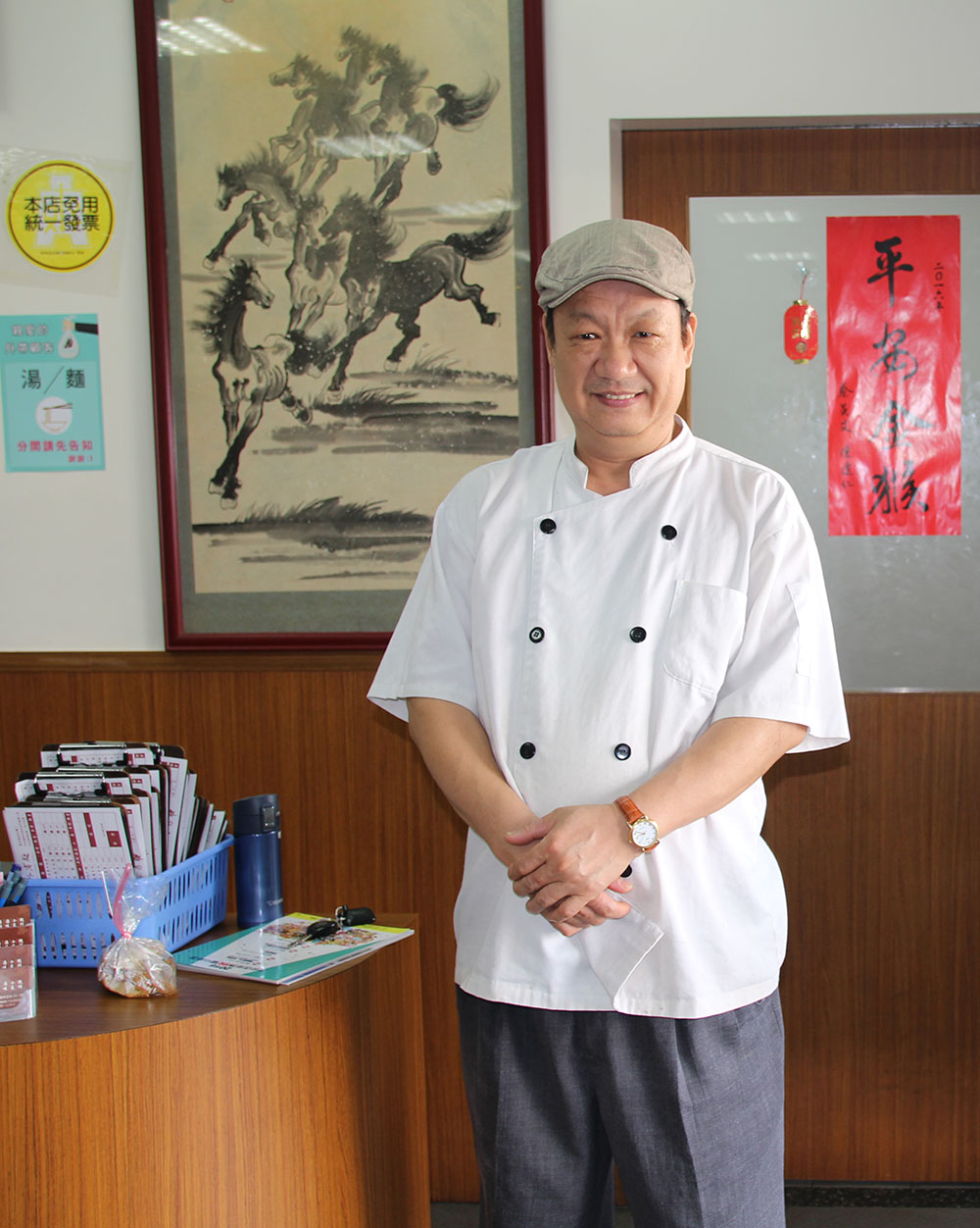 鳥松外省麵第一代老闆。(quava·攝影) 鳥松外省麵第一代老闆。(quava·攝影)