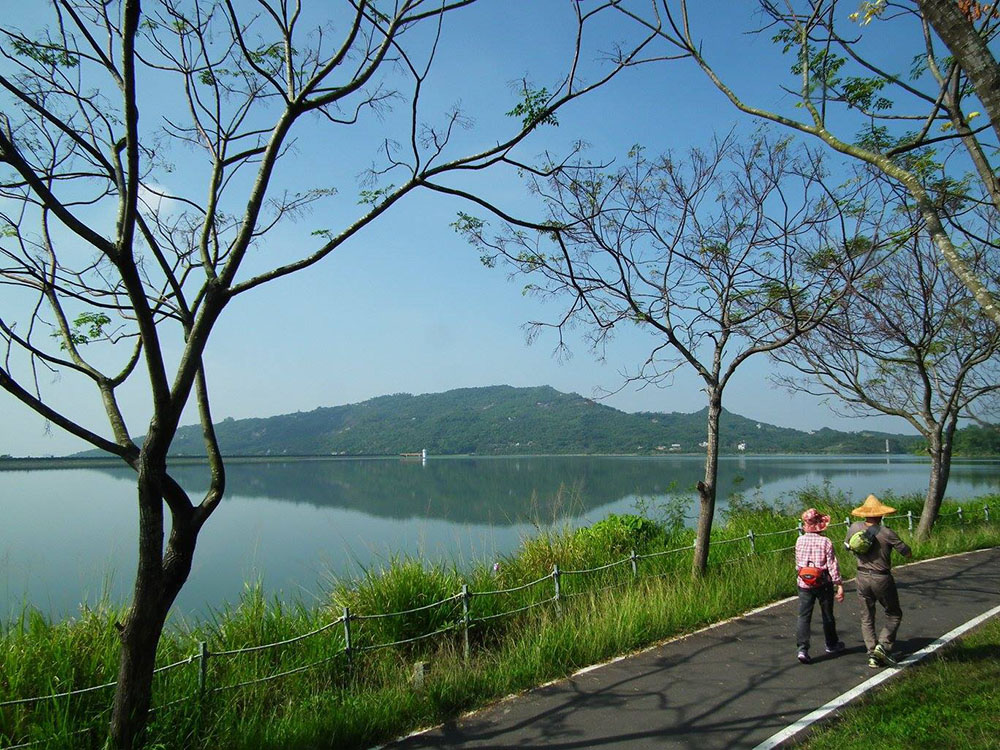 阿公店水庫美景。(董增立·攝影) 阿公店水庫美景。(董增立·攝影)