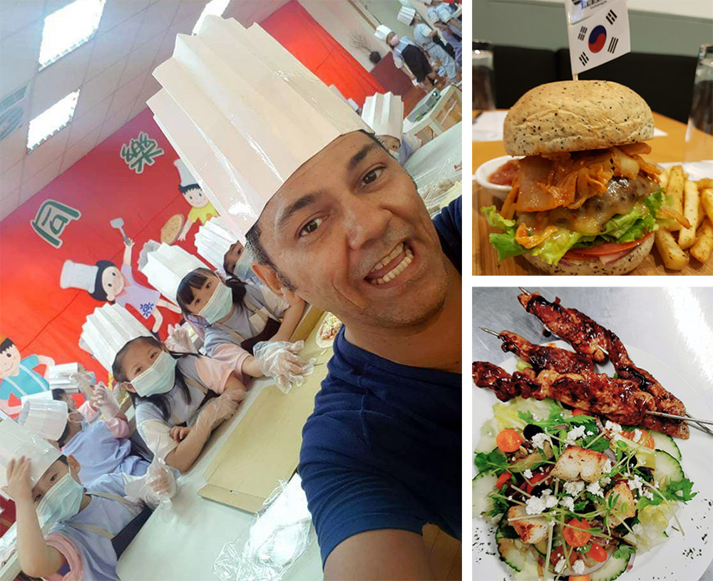 睿文教孩子認識不同國家的食物,希望透過異國料理來傳遞文化的多元性。(圖片提供/睿文) 睿文教孩子認識不同國家的食物,希望透過異國料理來傳遞文化的多元性。(圖片提供/睿文)