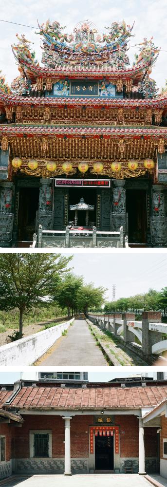 上:寶公宮。中:河堤慢跑步道。下:劉厝。(攝影/畝嘰斗) 上:寶公宮。中:河堤慢跑步道。下:劉厝。(攝影/畝嘰斗)