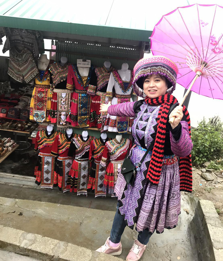 阮氏藥想讓台灣人了解當地少數民族的穿著和生活型態。(圖片提供/阮氏藥) 阮氏藥想讓台灣人了解當地少數民族的穿著和生活型態。(圖片提供/阮氏藥)