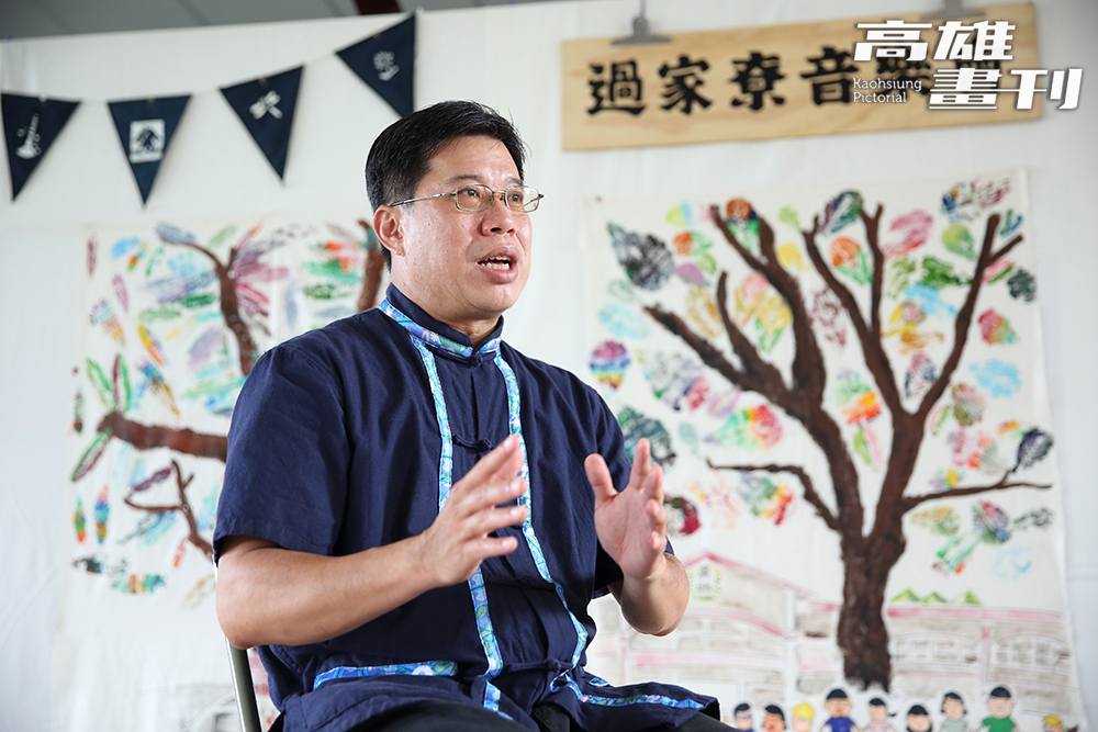 為了傳承,鍾兆生也到學校教導八音社團,持續培育新血。(攝影/Carter) 為了傳承,鍾兆生也到學校教導八音社團,持續培育新血。(攝影/Carter)