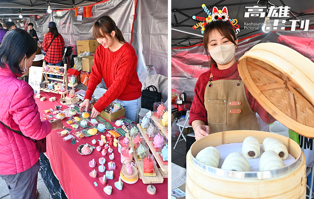 市集裡道地港式美食飄香,手作好物齊聚,熱鬧迎春年味十足。(攝影/Carter) 市集裡道地港式美食飄香,手作好物齊聚,熱鬧迎春年味十足。(攝影/Carter)
