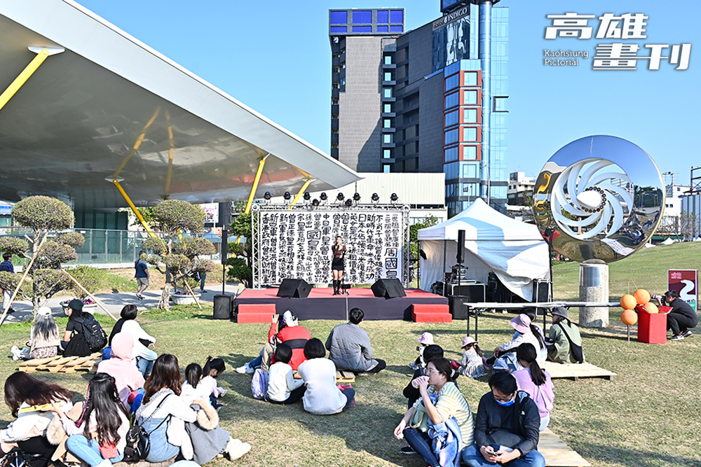 活動現場推出弦樂及廣東歌曲表演,引導民眾探索香港的故事與魅力。(攝影/Carter) 活動現場推出弦樂及廣東歌曲表演,引導民眾探索香港的故事與魅力。(攝影/Carter)