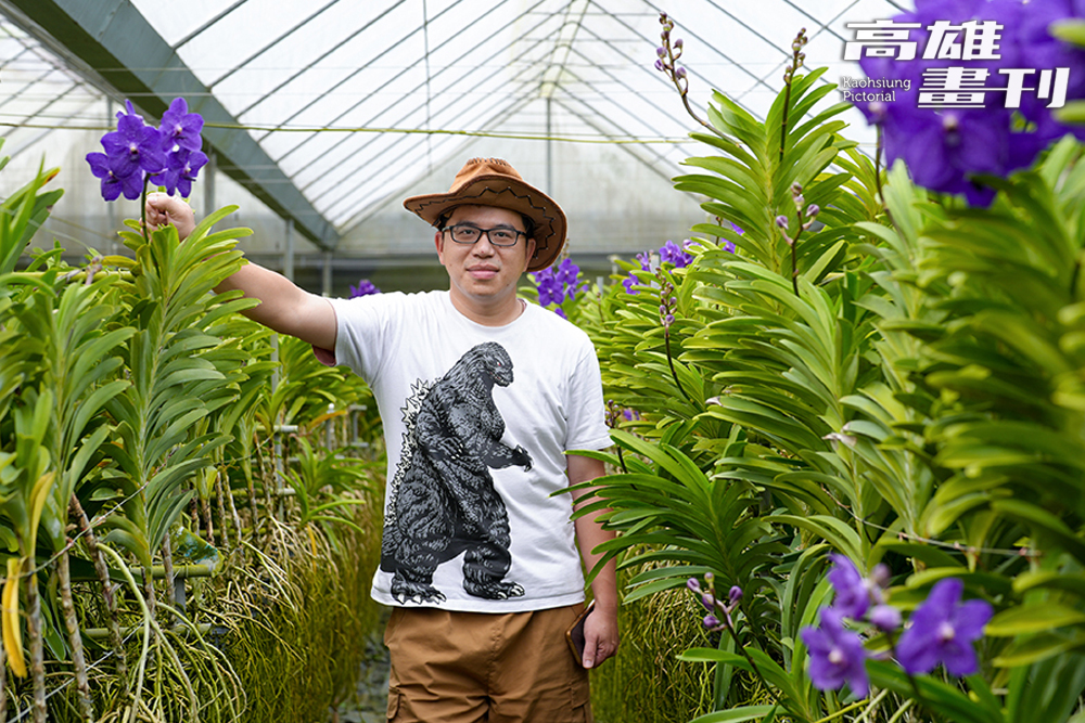 丁群展接手父親的火鶴花農園,成立「吉貓農園」品牌,轉型觀光農場。(攝影/Cindy Lee) 丁群展接手父親的火鶴花農園,成立「吉貓農園」品牌,轉型觀光農場。(攝影/Cindy Lee)