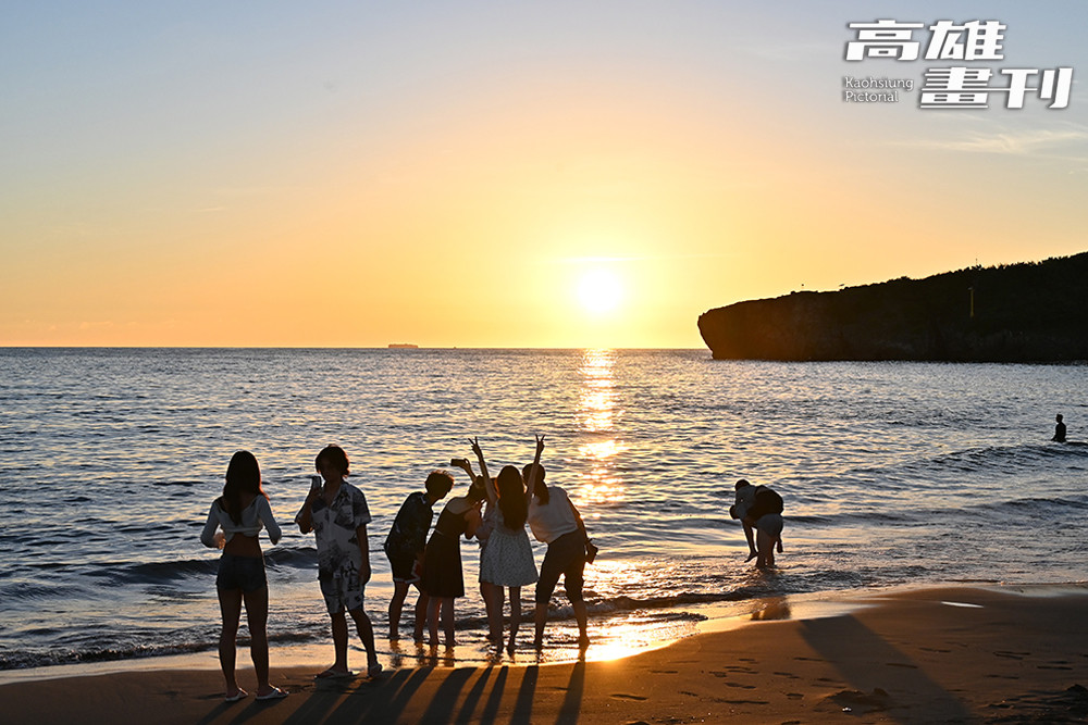 來旗津一日遊,千萬不要錯過最美麗的夕陽時分。(攝影/Carter) 來旗津一日遊,千萬不要錯過最美麗的夕陽時分。(攝影/Carter)