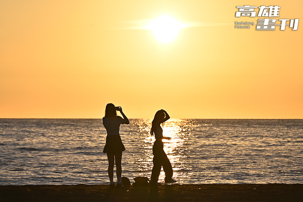 來旗津一日遊,千萬不要錯過最美麗的夕陽時分。(攝影/Carter) 來旗津一日遊,千萬不要錯過最美麗的夕陽時分。(攝影/Carter)