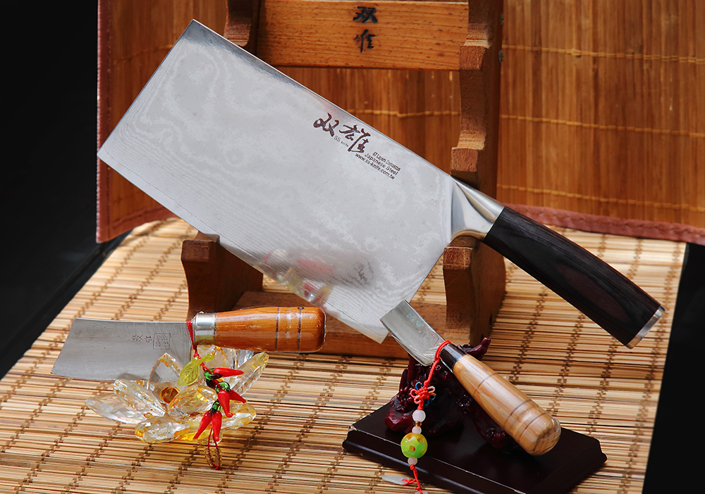 世界最小的菜刀是楊綾雄匠心獨具的代表作。（攝影／Carter）