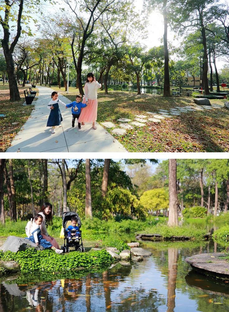 大東濕地公園為親子喜愛的休閒場域。(攝影/Carter) 大東濕地公園為親子喜愛的休閒場域。(攝影/Carter)