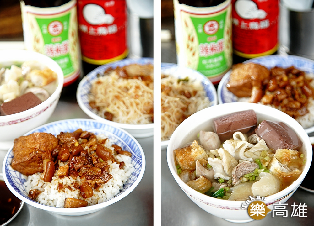 肉燥飯、綜合粥都是超級庶民的銅板美食。(攝影/曾信耀) 肉燥飯、綜合粥都是超級庶民的銅板美食。(攝影/曾信耀)