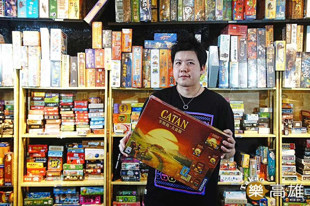 孫傳坤是資深的桌遊玩家。（攝影/曾信耀）