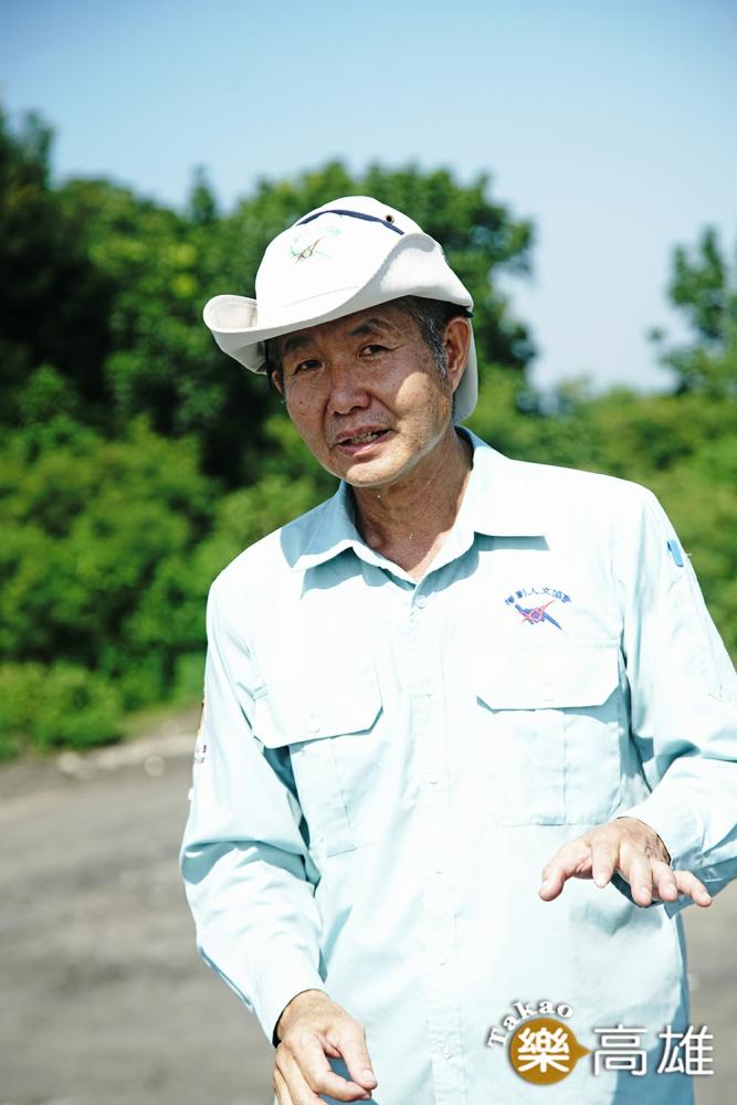 帶路人陳士文：援剿人文協會理事長。（攝影/曾信耀）