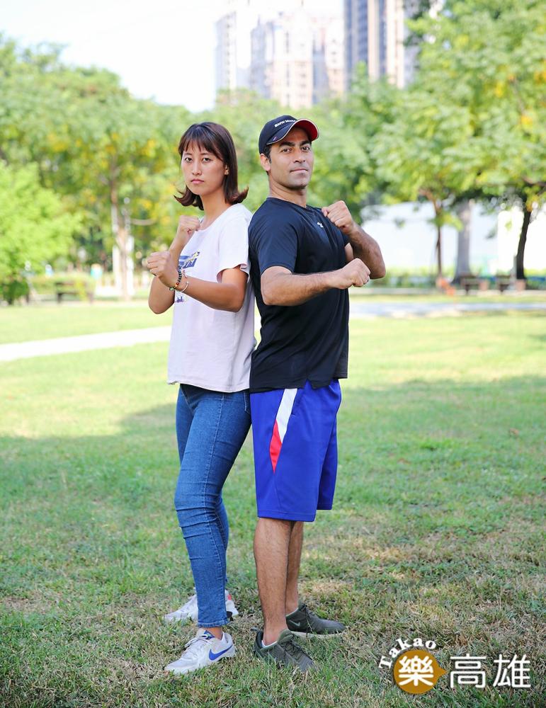 伊朗國手歐米和台灣選手吳蘹澐,是跆拳道界郎才女貌的代表。(攝影/Carter) 伊朗國手歐米和台灣選手吳蘹澐,是跆拳道界郎才女貌的代表。(攝影/Carter)