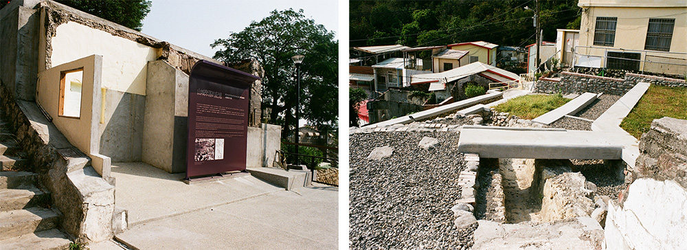 登山街六十巷古道啟用後成為戶外歷史展場。(畝嘰斗‧攝影) 登山街六十巷古道啟用後成為戶外歷史展場。(畝嘰斗‧攝影)