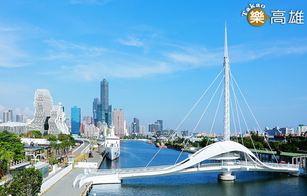 山海河港建設的蓬勃，看見高雄嶄新的城市風貌。（攝影/Carter）