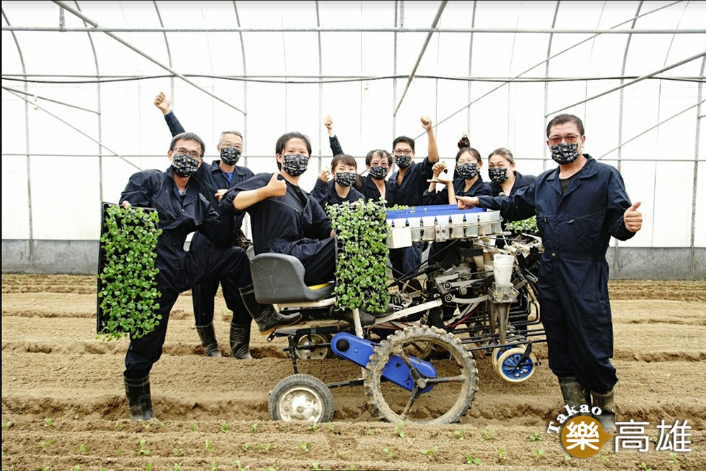 「蔬菜機械代耕團」代耕作物包含葉菜類、水稻雜糧類、根莖類、小黃瓜……等，目標就是希望為農村帶來改變。（攝影/曾信耀）