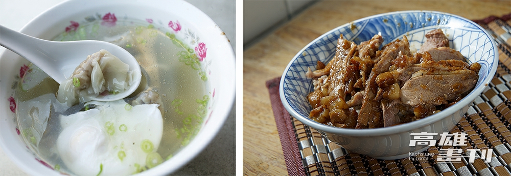 (左)汾陽餛飩(右)鴨肉珍。(圖片提供/ MOOK) (左)汾陽餛飩(右)鴨肉珍。(圖片提供/ MOOK)