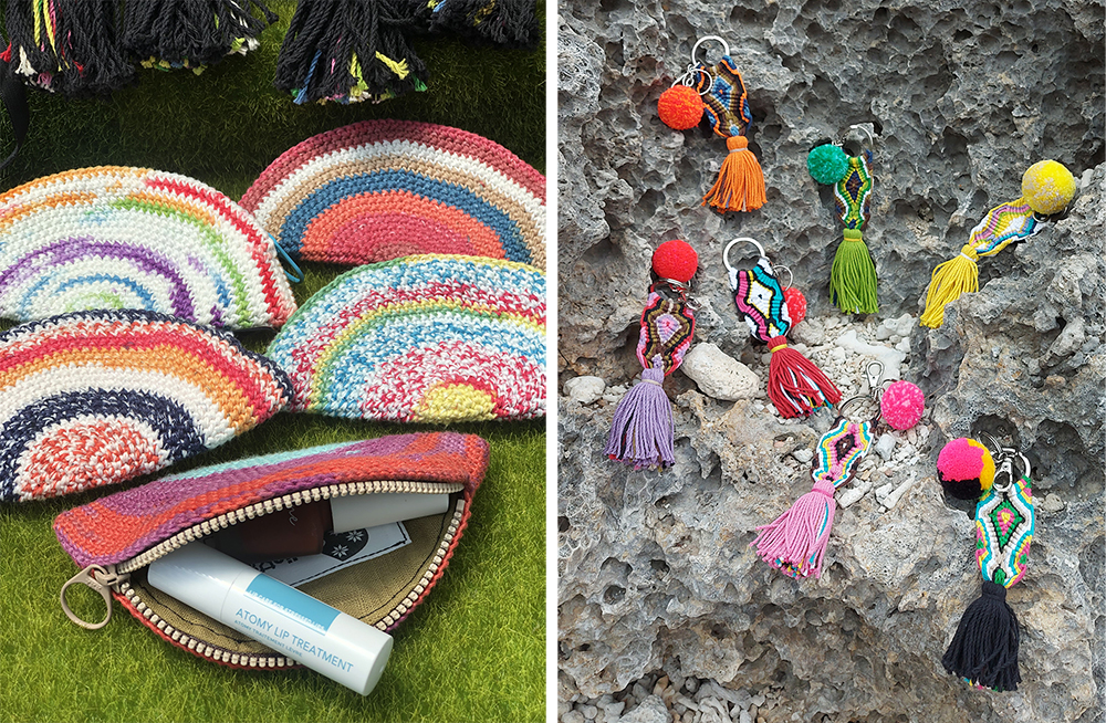 「Salie女海」每個創作都有獨一無二的風格，各種充滿設計感的風格小物、服飾配件，背後都蘊藏著對阿美族文化的情感記憶。(圖片提供/Salie女海)