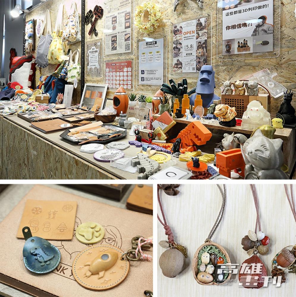「Pinway」除提供青創團隊進駐，亦規劃商品展售區，販售各種創意作品。(攝影/Carter)