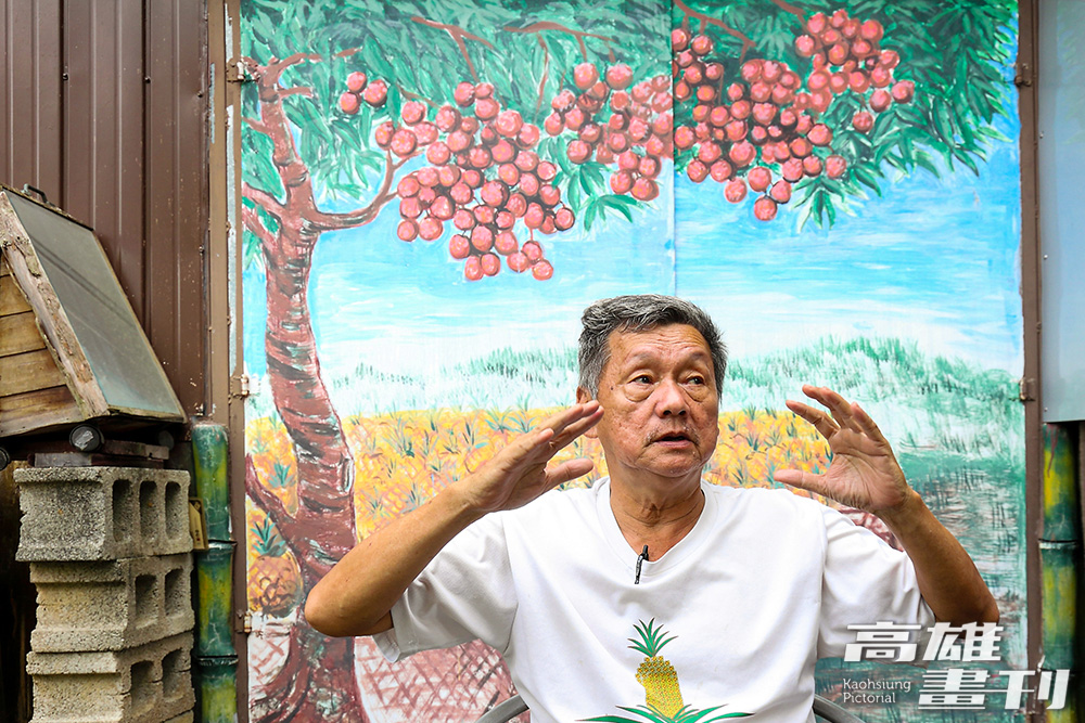 大樹區休閒農業發展協會理事長謝坤淞認為，除了大家熟知的「一日農夫」，大樹還有更多值得深度體驗的內容。(攝影/Carter)