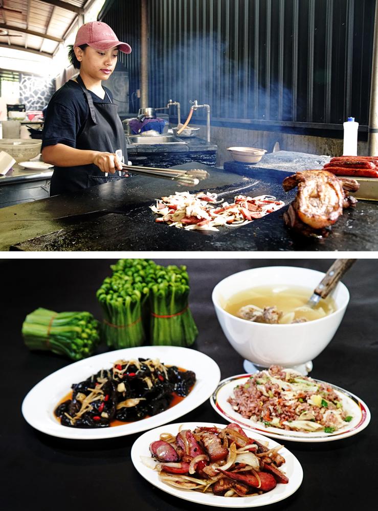 石板烤肉是原鄉美食之一。 石板烤肉是原鄉美食之一。