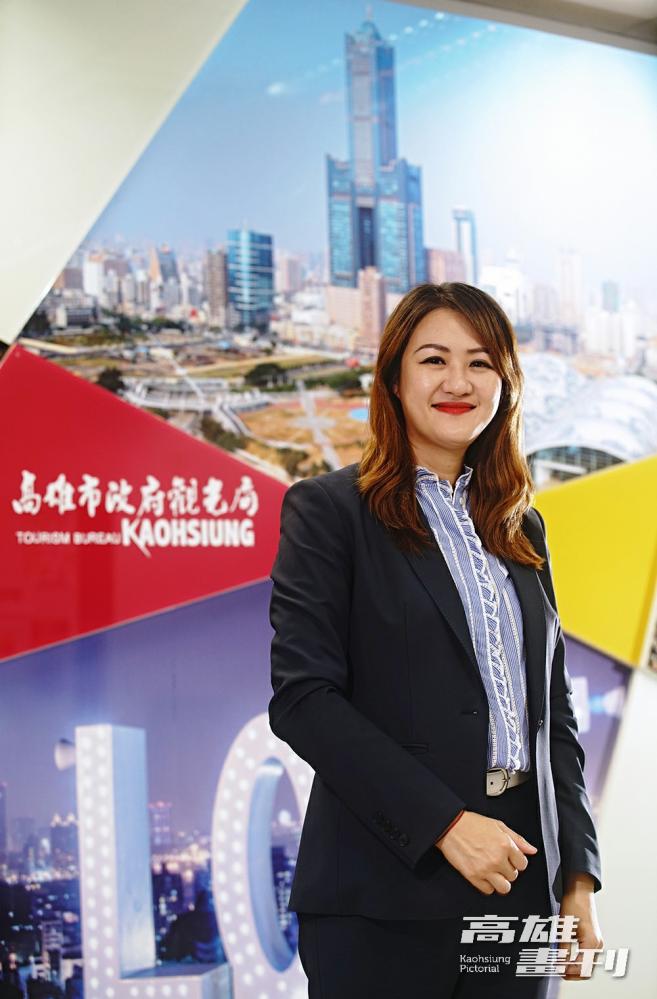高雄市政府觀光局長高閔琳，過去就常為性別議題發聲，如今在觀光領域，她也致力推動性別友善及平權。（攝影/曾信耀）